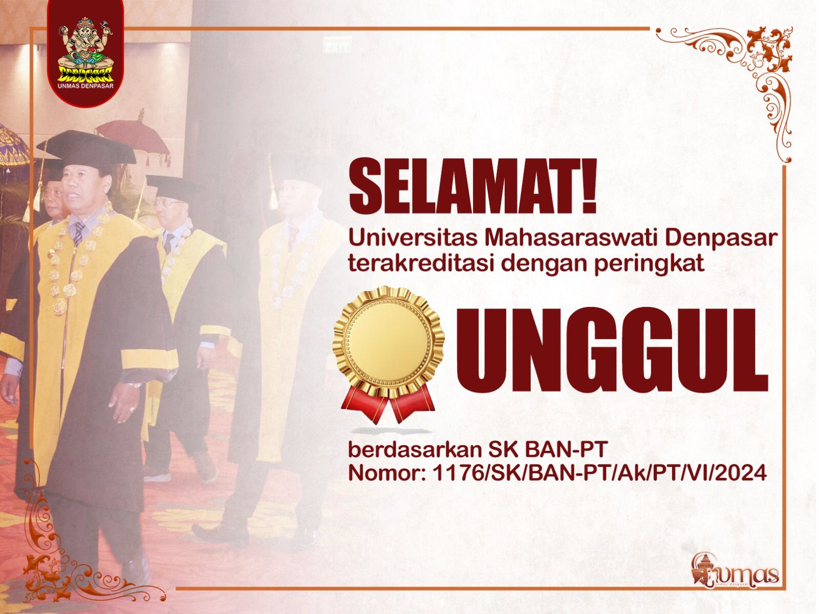 Penerimaan Mahasiswa Baru Tahun Akademik 2024/2025 <br> Universitas Mahasaraswati Denpasar